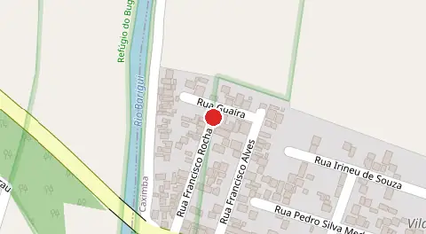 Mapa da localização