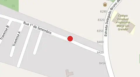 Mapa da localização