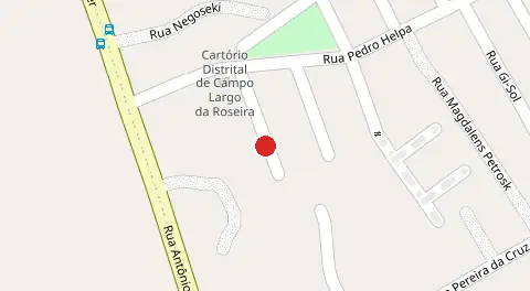 Mapa da localização