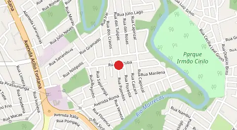 Mapa de Jardim Floresta