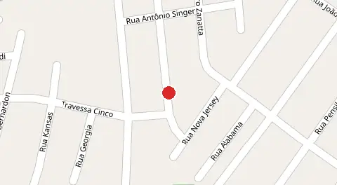 Mapa da localização