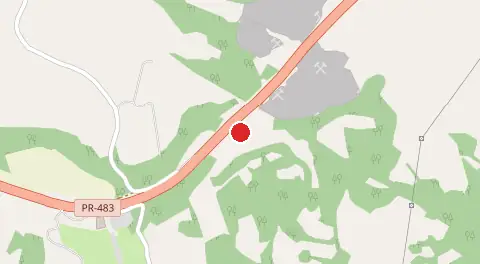 Mapa de Rodovia 483 Km 11