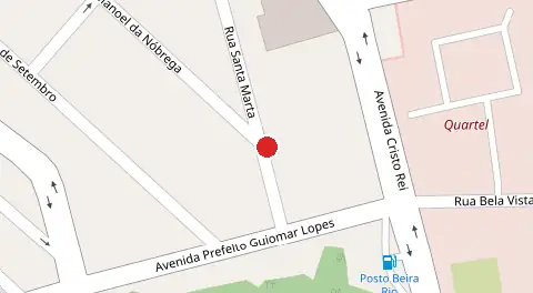Mapa da localização