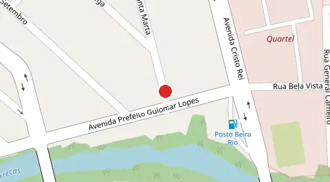 Mapa da localização