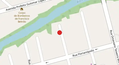 Mapa da localização