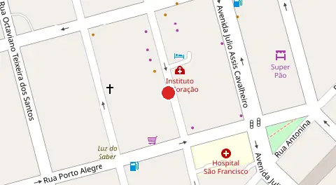 Mapa da localização