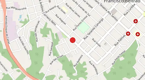 Mapa de Nossa Senhora Aparecida