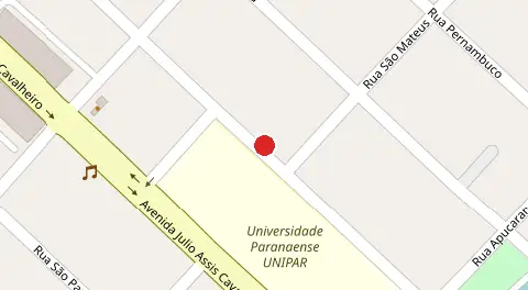 Mapa da localização
