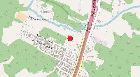Mapa de Estrada Canela