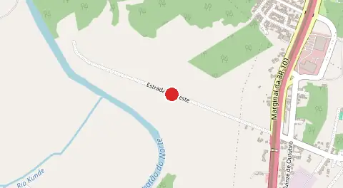 Mapa de Estrada do Oeste