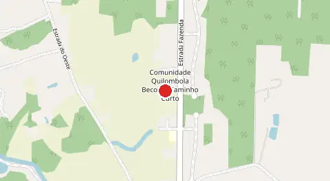 Mapa de Comunidade Quilombola Beco do Caminho Curto