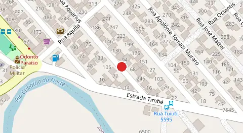 Mapa da localização