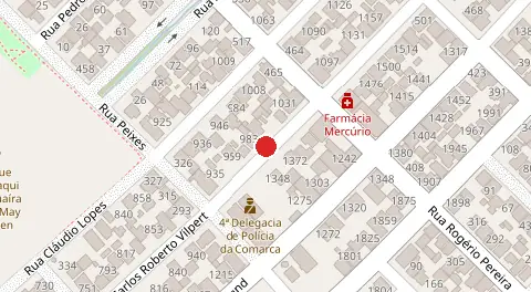 Mapa da localização