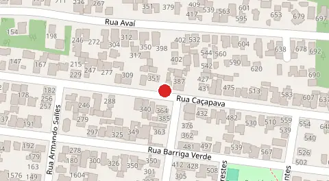 Mapa da localização
