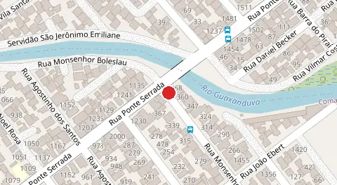 Mapa da localização