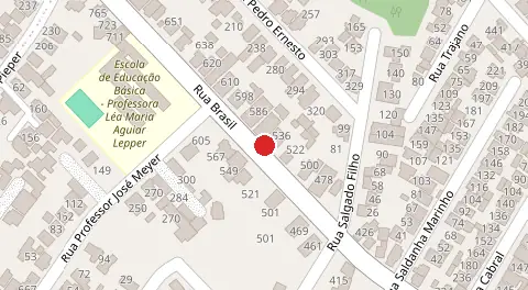 Mapa da localização