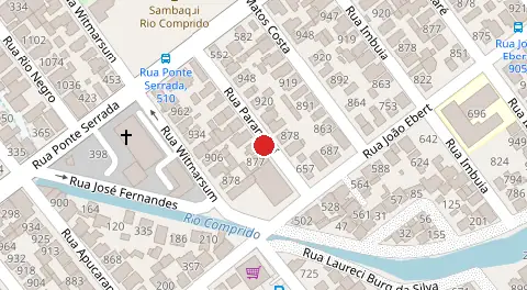 Mapa da localização