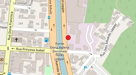 Mapa da localização