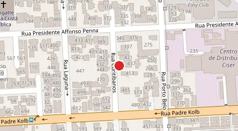 Mapa da localização