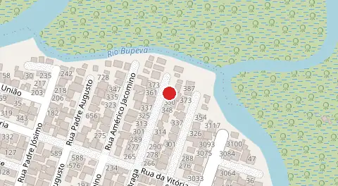 Mapa da localização