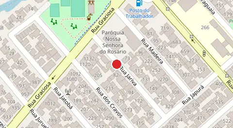 Mapa da localização