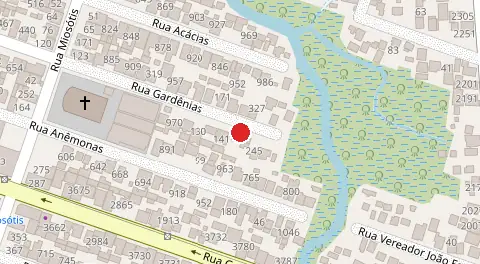 Mapa da localização