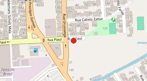 Mapa da localização