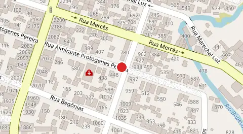 Mapa da localização