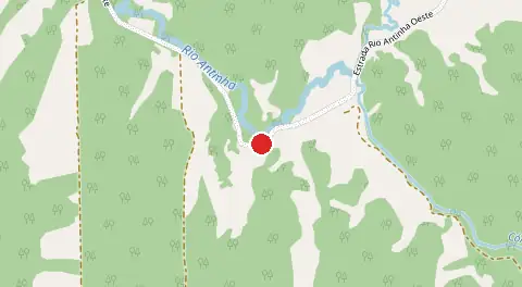 Mapa de Estrada Conrado Liebl e Rio Antinha