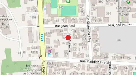 Mapa da localização