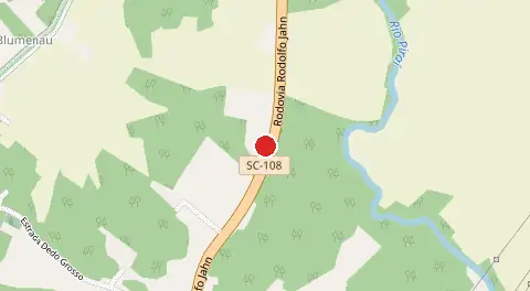 Mapa de Rodovia do Arroz