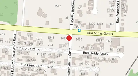 Mapa da localização