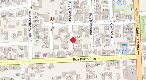 Mapa da localização