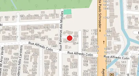 Mapa da localização