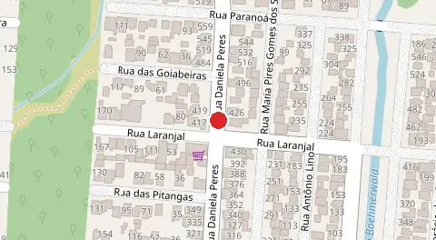 Mapa da localização