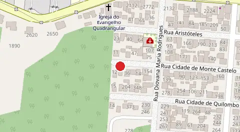 Mapa da localização