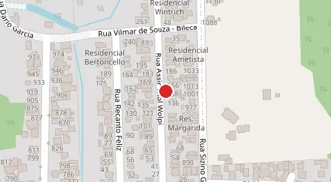 Mapa da localização