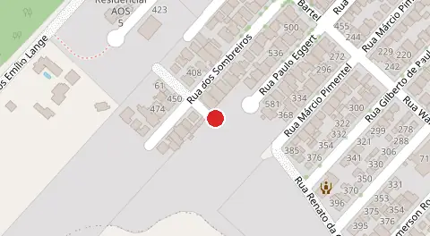 Mapa da localização