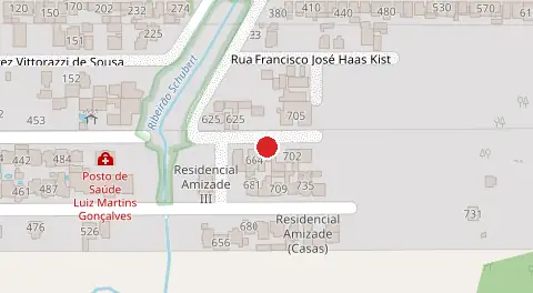 Mapa da localização