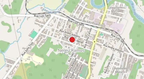 Mapa de Nereu Ramos