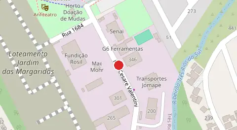 Mapa da localização