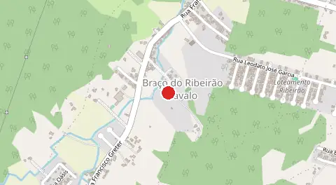 Mapa de Braco Ribeirão Cavalo