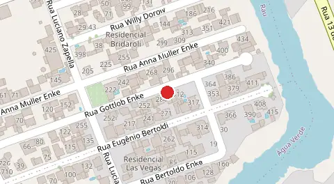 Mapa da localização