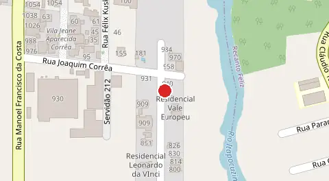 Mapa da localização