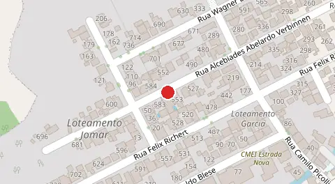 Mapa da localização