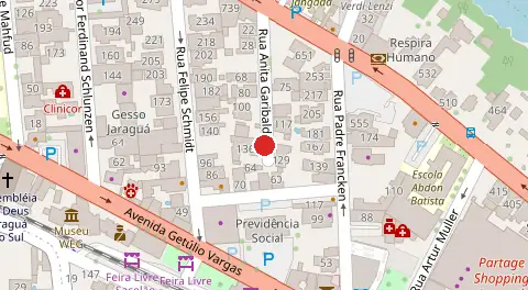 Mapa da localização