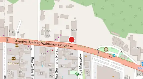 Mapa da localização