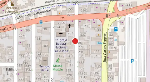 Mapa da localização