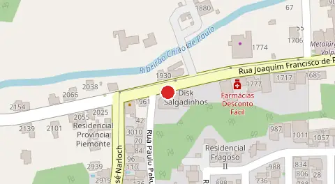 Mapa da localização