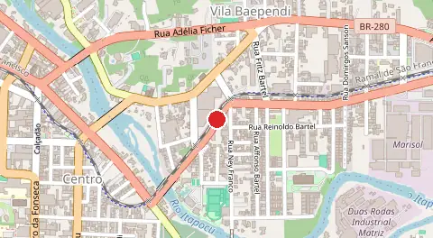 Mapa de Vila Baependi